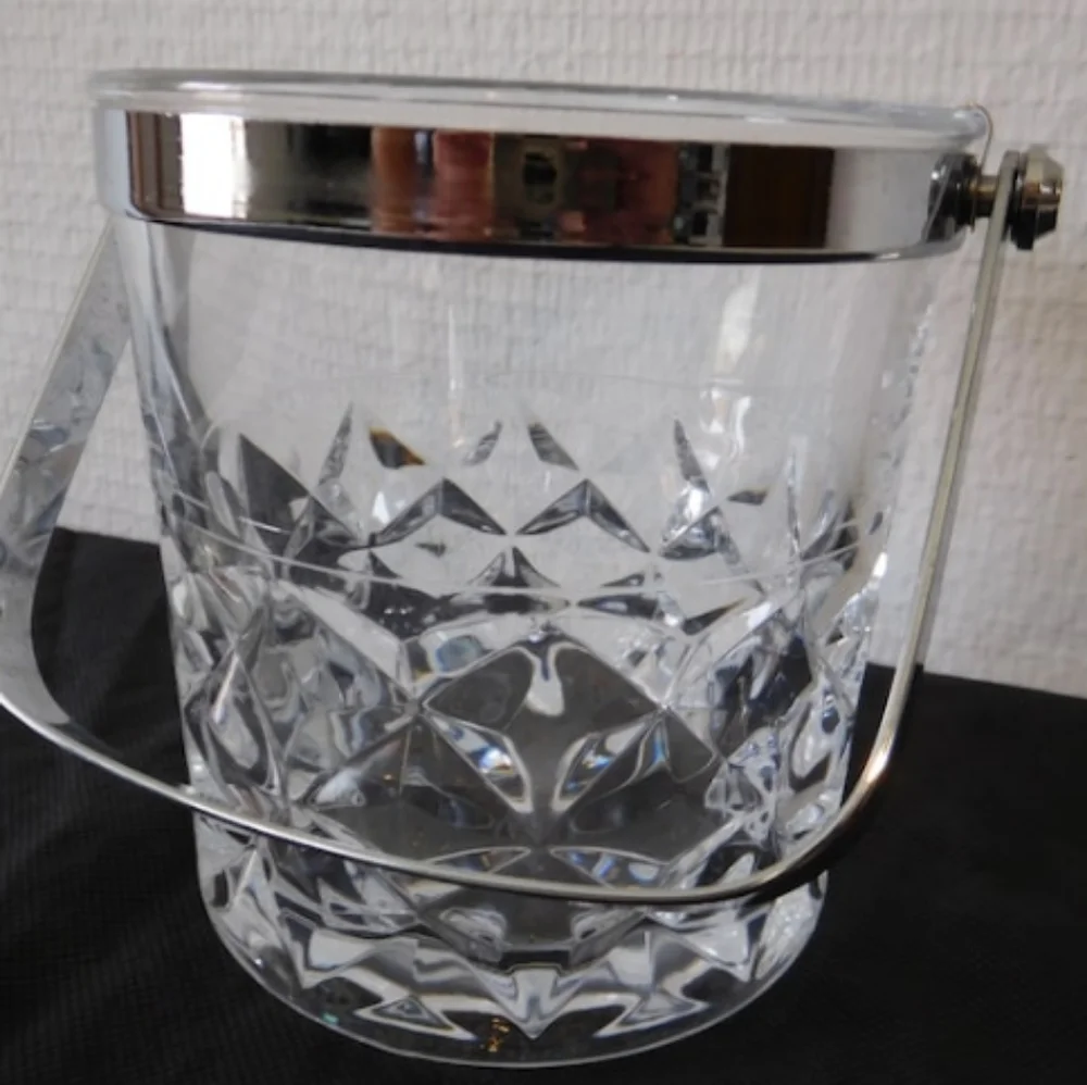 Vintage Cristal D'arques Crystal Ice Bucket Wine Cooler